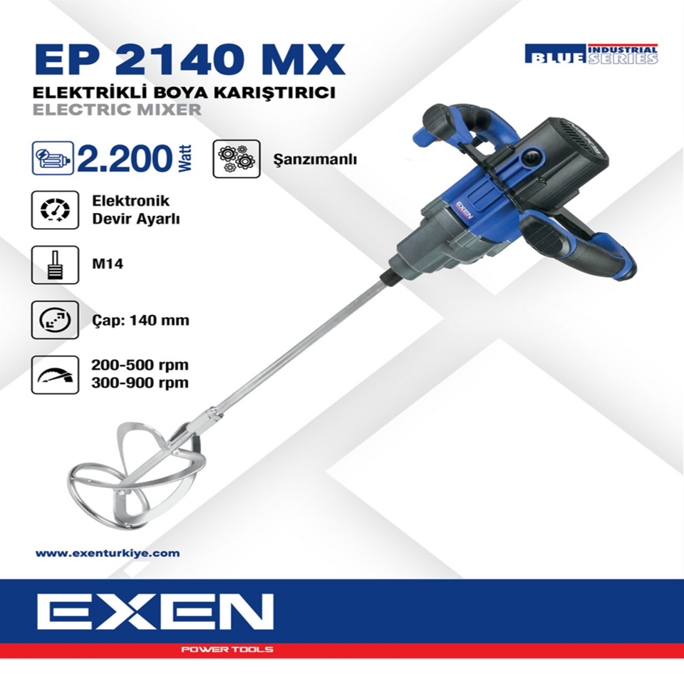 EXEN Boya Karıştırıcı EP2140MX 2200 W