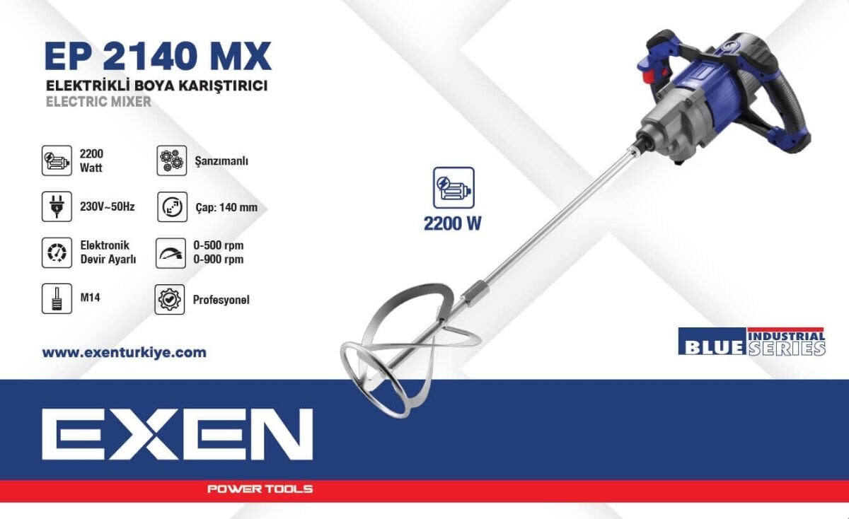 Exen Elektirikli Boya Karıştırıcı