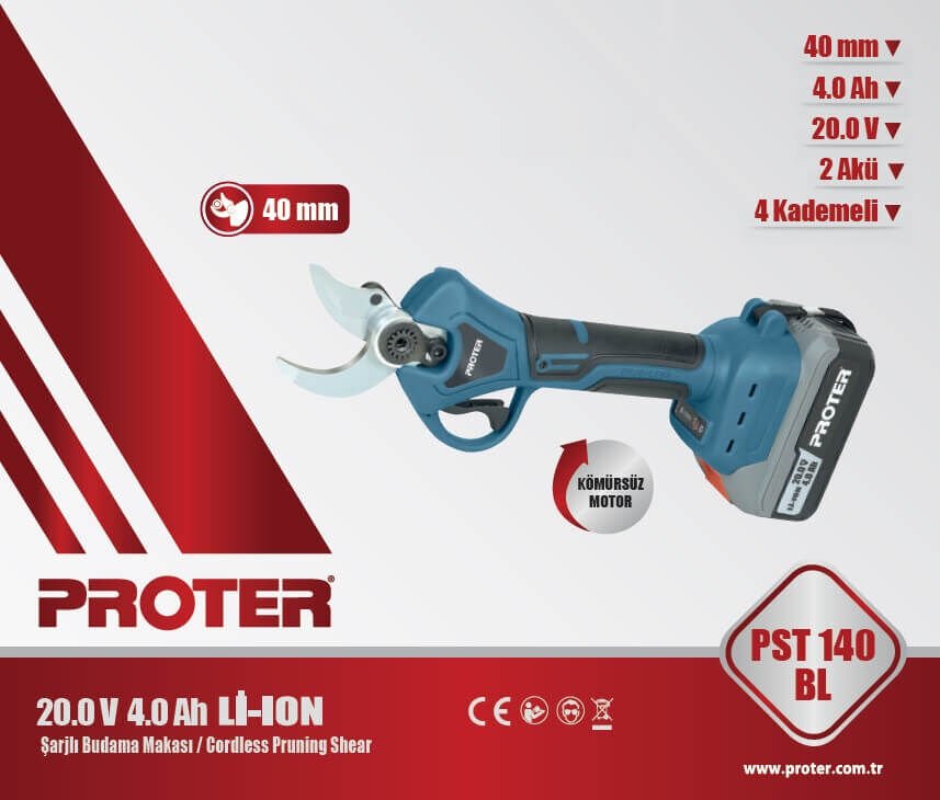 Proter Şarjlı Budama Makası