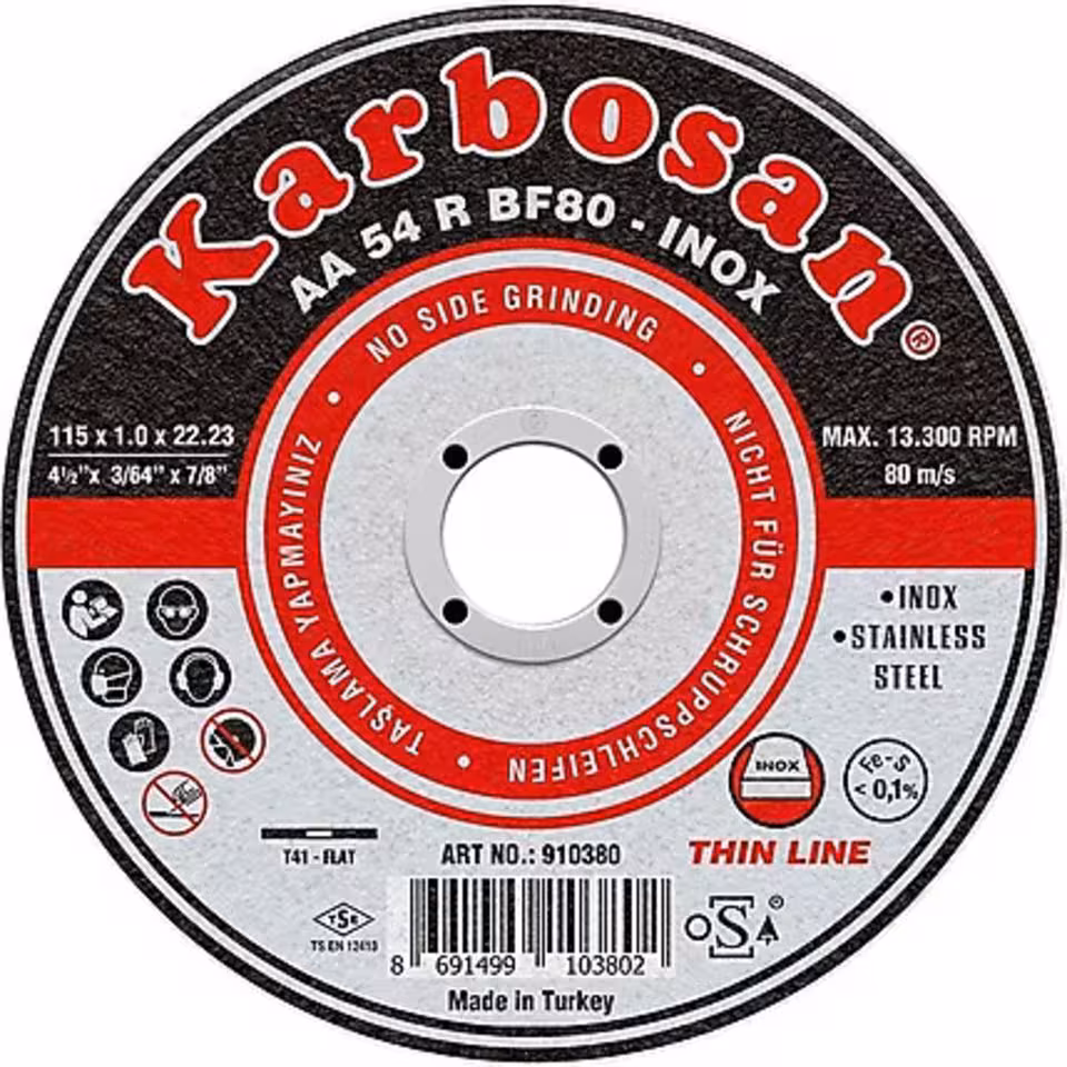 Karbosan 115x1 Inox Kesme Taşı